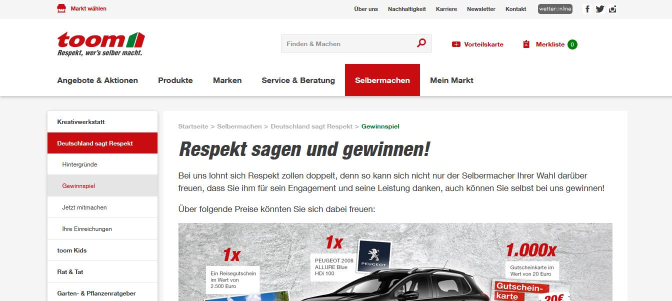 toom auto gewinnspiel