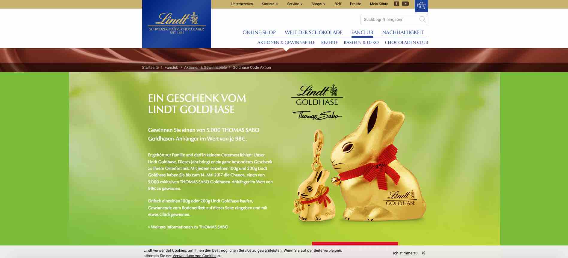 lindt anhänger thomas sabo