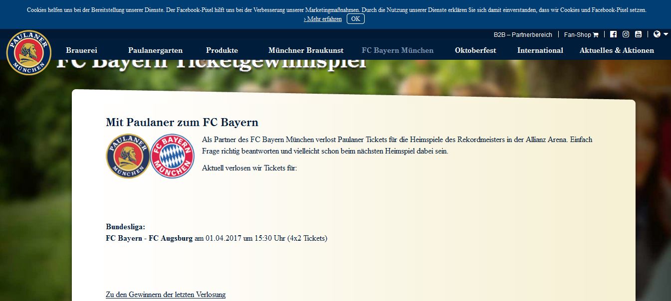 Bayern MГјnchen Tickets Gewinnen