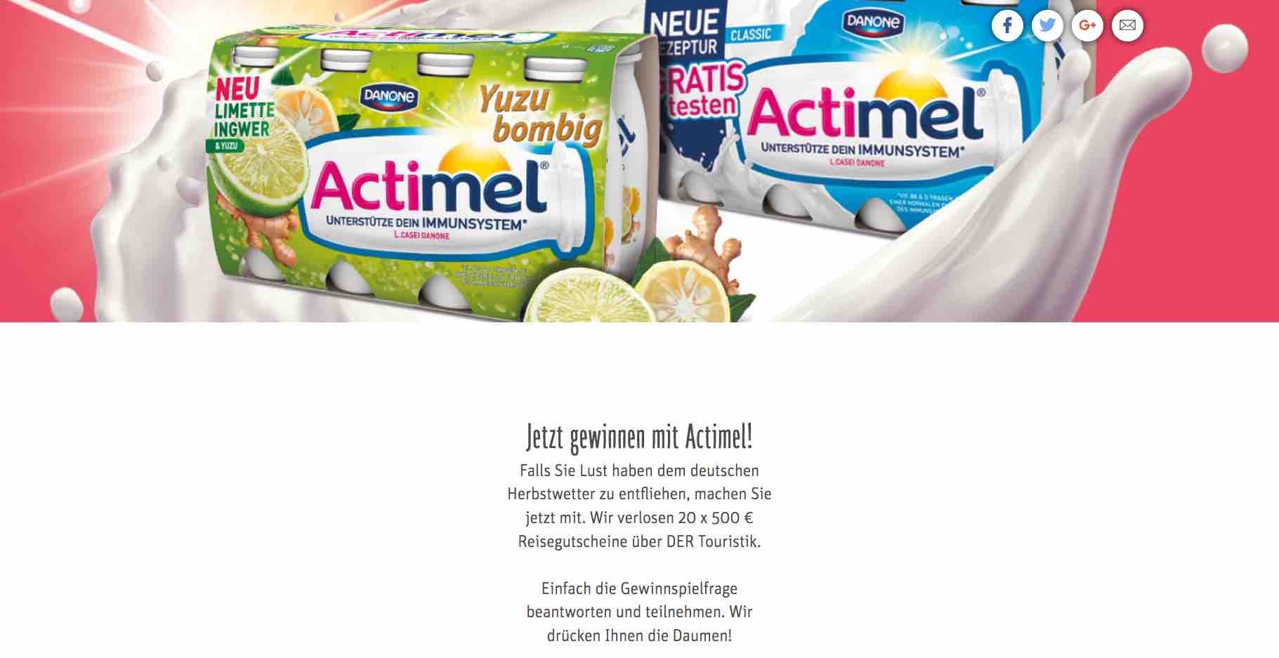REWE Gewinnspiel Reisegutschein gewinnen