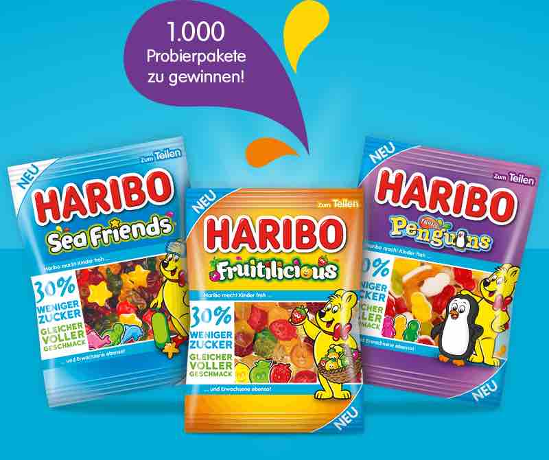 Haribo Gewinnspiel Produktpakete gewinnen