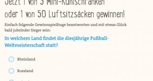 Bautzner Technik Gewinnspiel