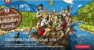 Erdinger Weißbier gewinnspiel Floßfahrt