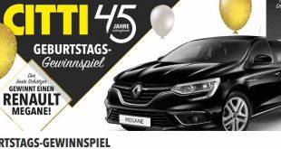 Cittimarkt Gewinnspiel Renault gewinnen