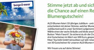 aldi blumen gewinnspiel