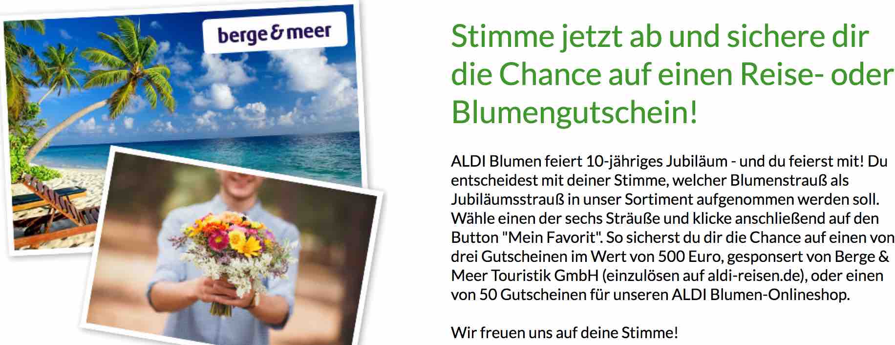 aldi blumen gewinnspiel