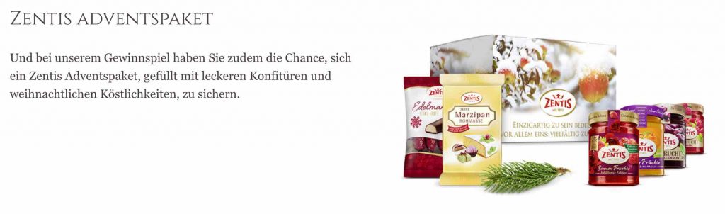 zentis gewinnspiel