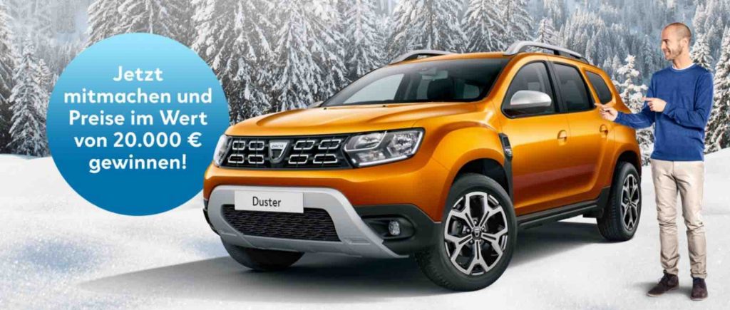 Dacia Gewinnspiel