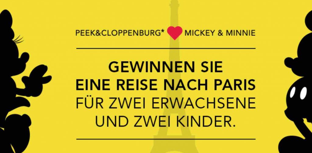 Peek und Cloppenburg Gewinnspiel