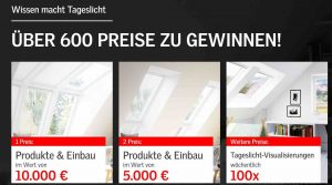 Velux Gewinnspiel