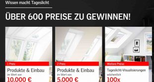 Velux Gewinnspiel