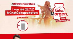 nutella gewinnspiel