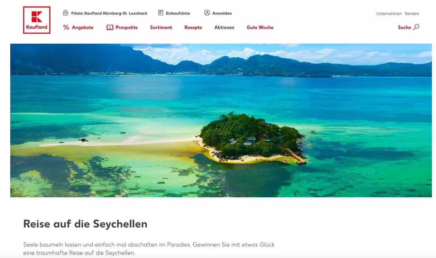 kaufland seychellen traumreise gewinnspiel