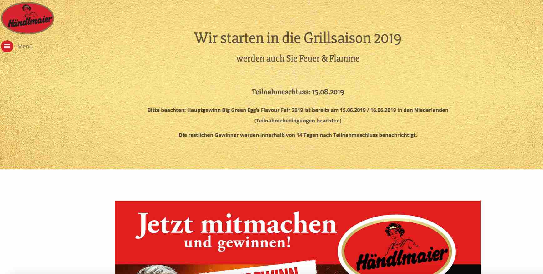 Händlmaier Grill Reise Gewinnspiel