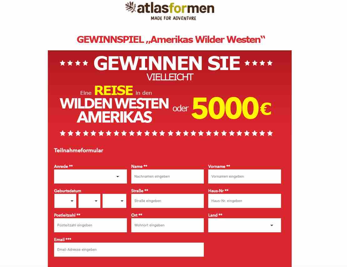 atlas for men gewinnspiel