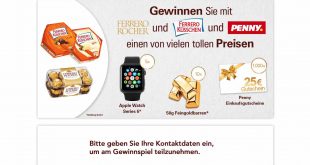 Ferrero Rocher Apple Watch Gewinnspiel