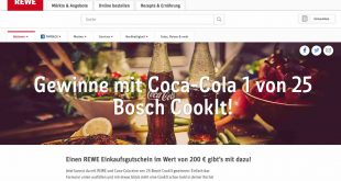 REWE Bosch CookIt Gewinnspiel