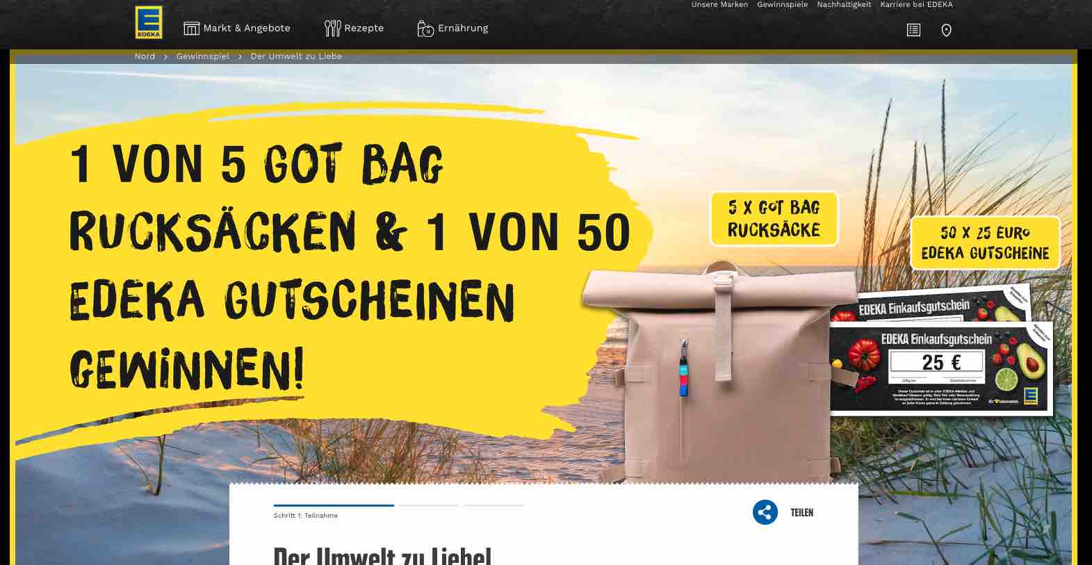 edeka gewinnspiel nachhaltigkeit