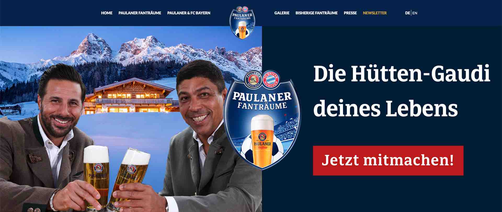 PAULANER Hütten Gaudi Gewinnspiel