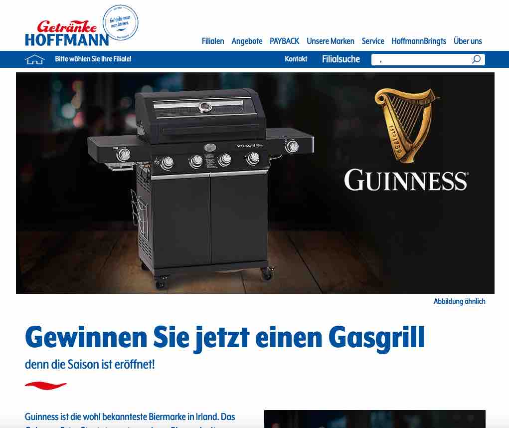 getränke hoffmann gasgrill gewinnspiel