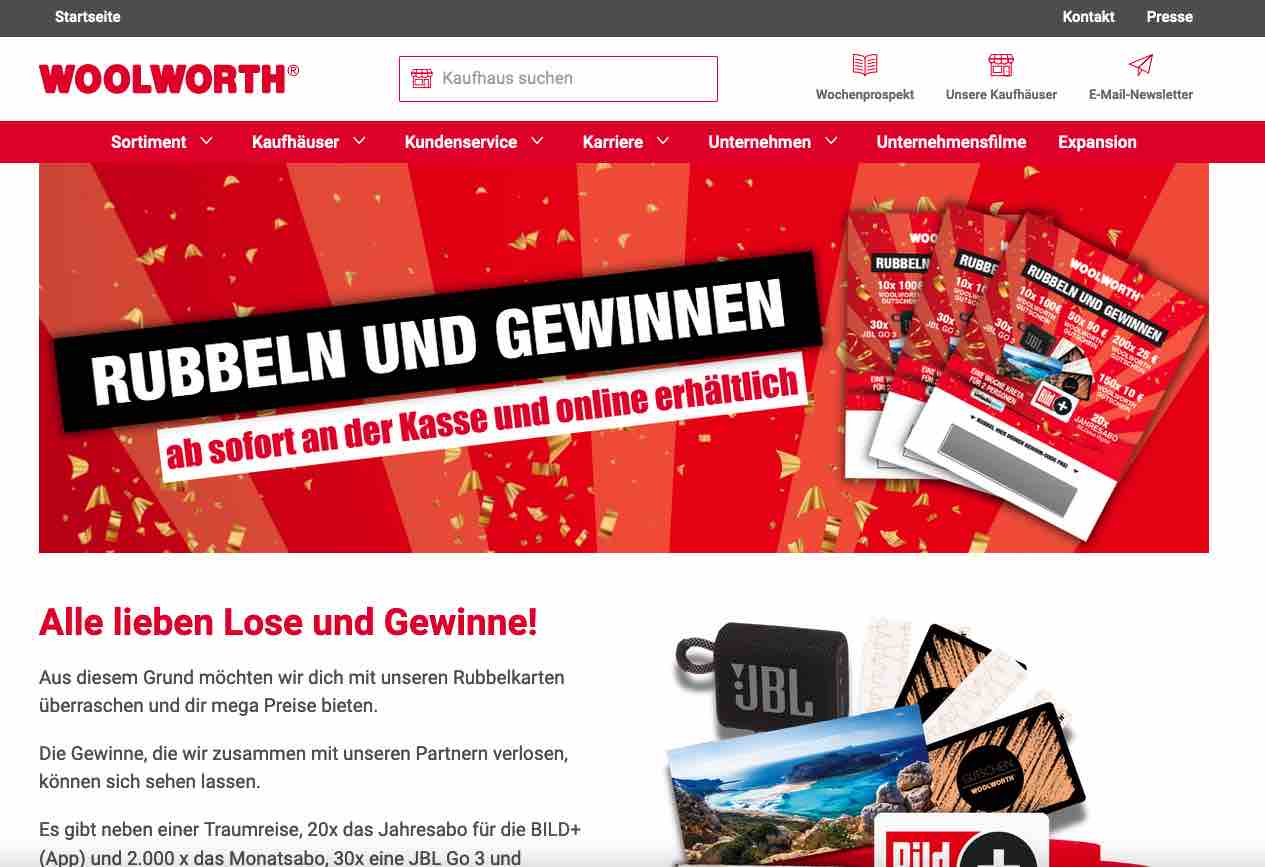 woolworth rubellos gewinnspiel