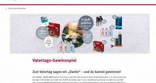 rossmann vatertags gewinnspiel