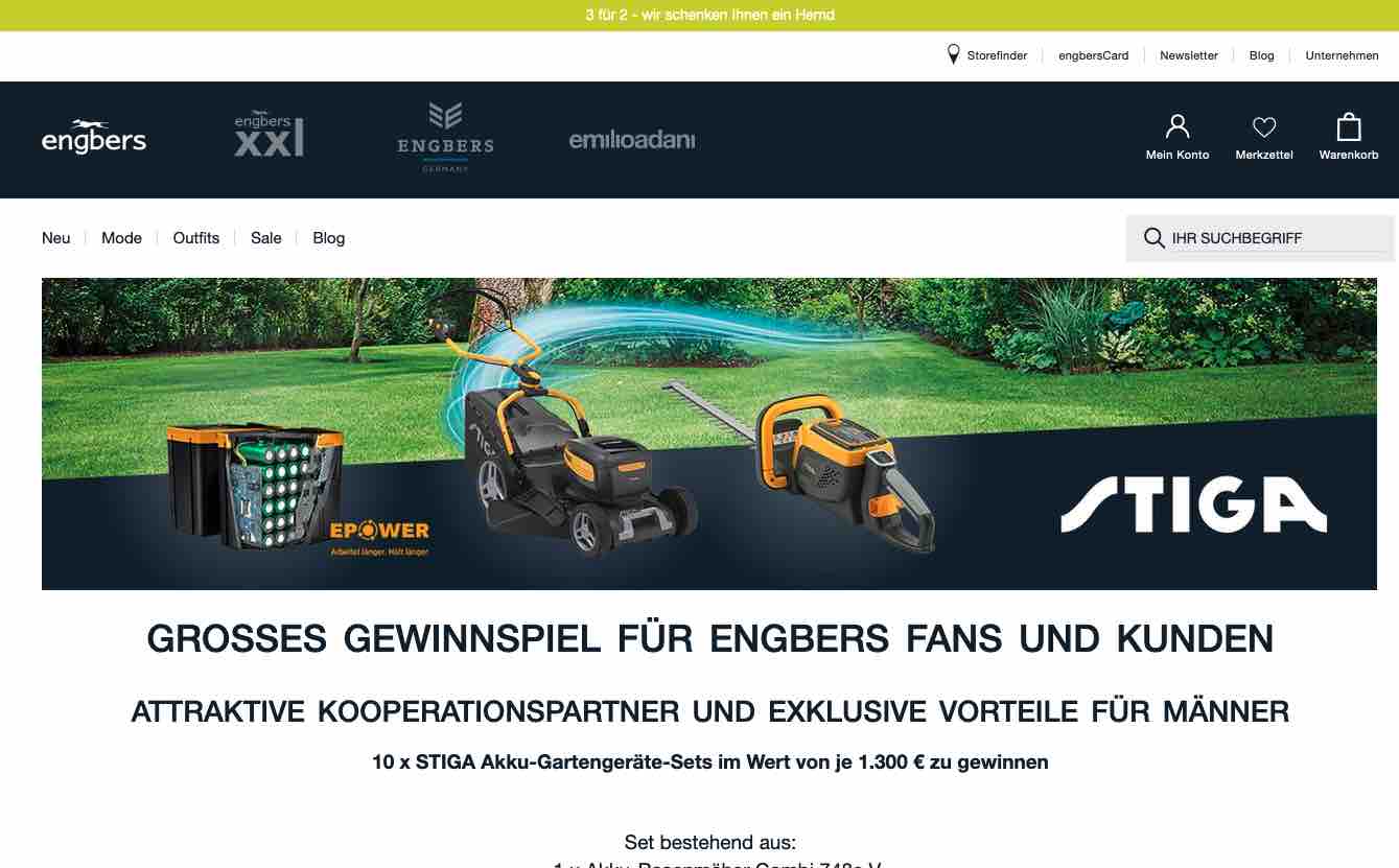 engbers stiga gartengeräte gewinnspiel