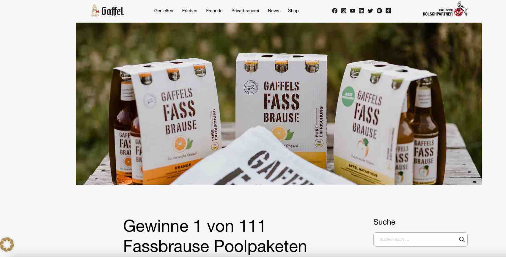 gaffel fassbrause gewinnspiel