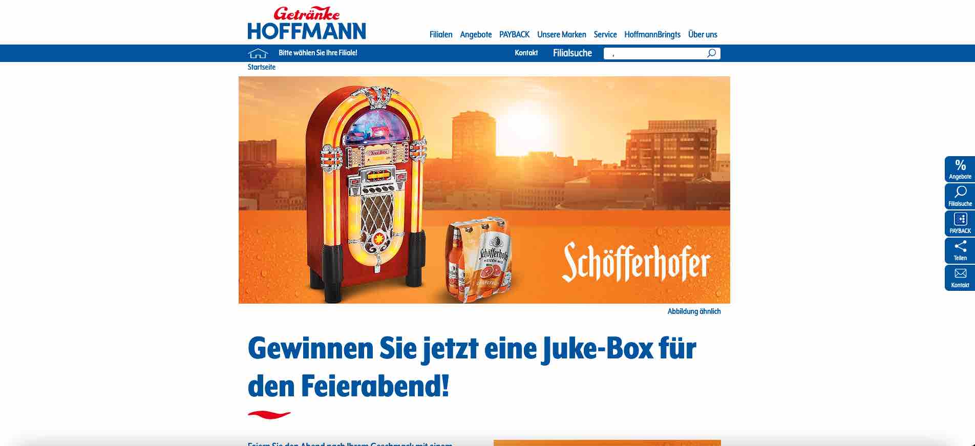 getränke hoffmann jukebox gewinnspiel