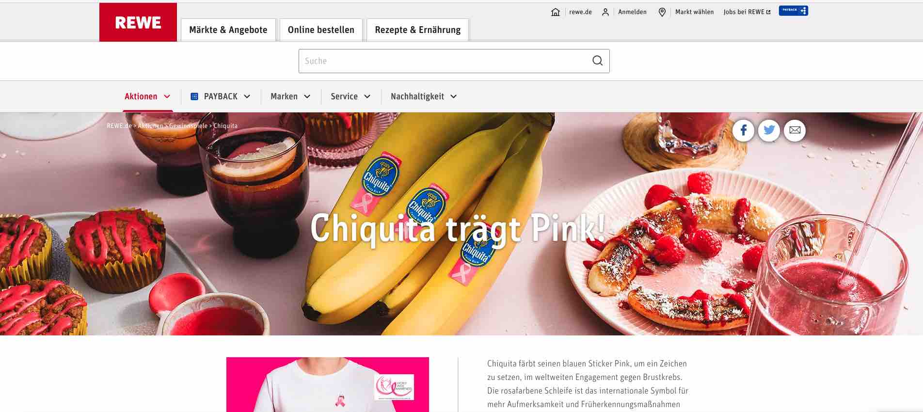 rewe chiquita gewinnspiel