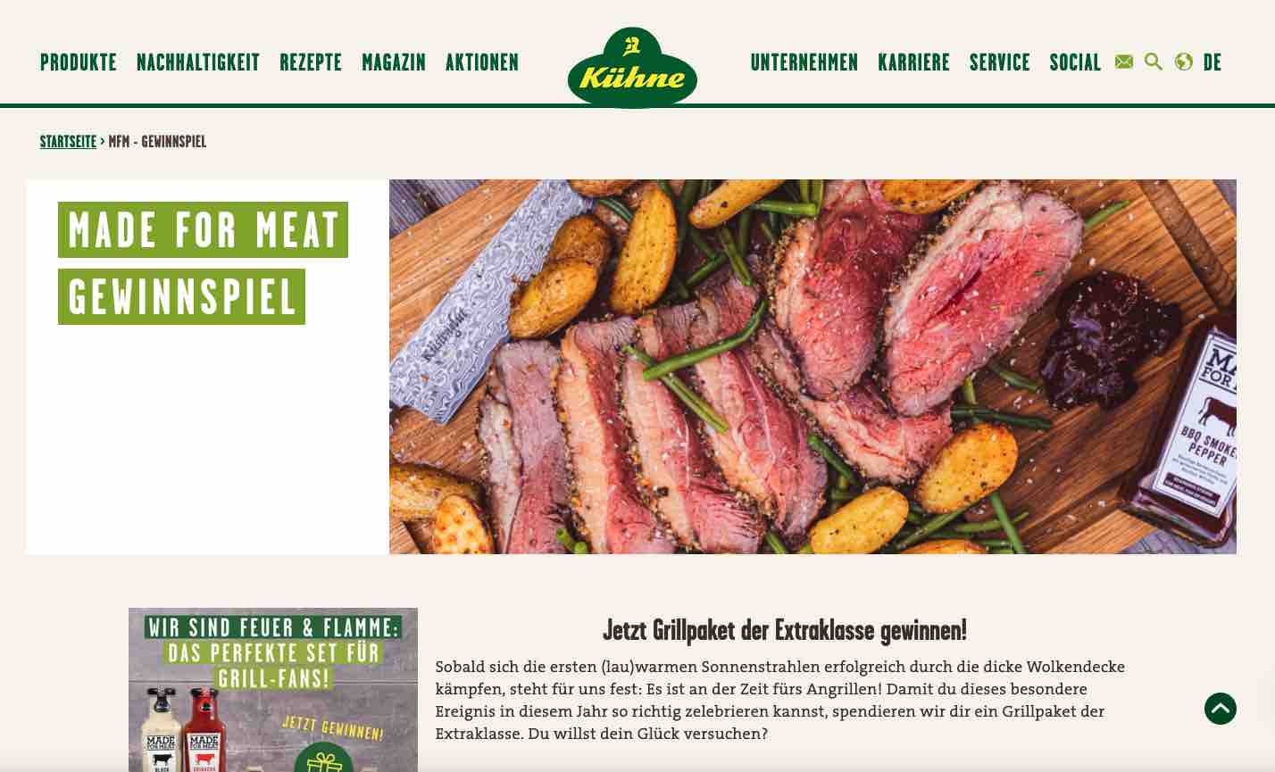 kühne grillpaket gewinnspiel