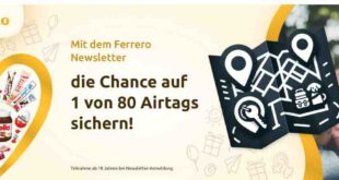 FERRERO Aiftrag Gewinnspiel