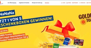 tegut Golden Toast Geschenkboxen Gewinnspiel