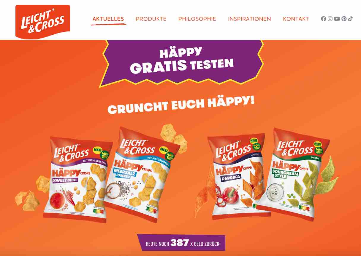 leicht & cross gratis testen aktion