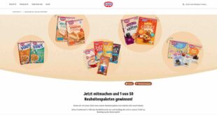 dr oetker Neuheitenpaket gewinnspiel