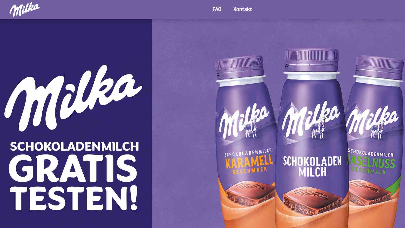 milka schokoladenmilch gratis testen